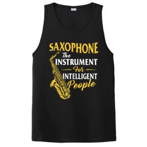 Saxophone The Instrument For Intelligent People Saxophonist PosiCharge Competitor Tank