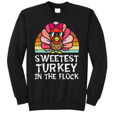 Sweetest Turkey In The Flock Thanksgiving Sweatshirt