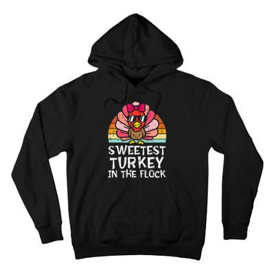 Sweetest Turkey In The Flock Thanksgiving Tall Hoodie