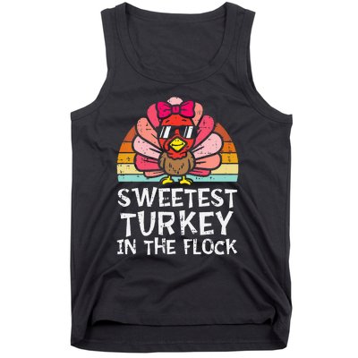 Sweetest Turkey In The Flock Thanksgiving Tank Top