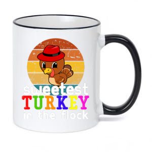 Sweetest Turkey In The Flock 11oz Black Color Changing Mug