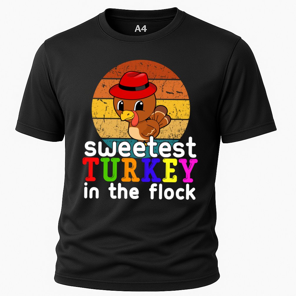 Sweetest Turkey In The Flock Cooling Performance Crew T-Shirt