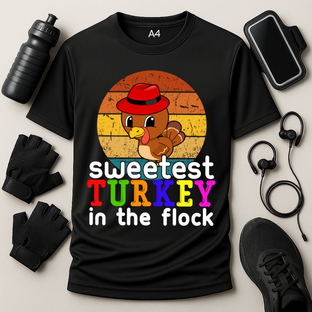 Sweetest Turkey In The Flock Cooling Performance Crew T-Shirt