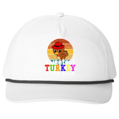 Sweetest Turkey In The Flock Snapback Five-Panel Rope Hat