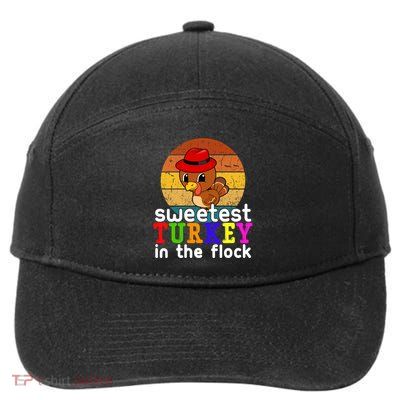 Sweetest Turkey In The Flock 7-Panel Snapback Hat