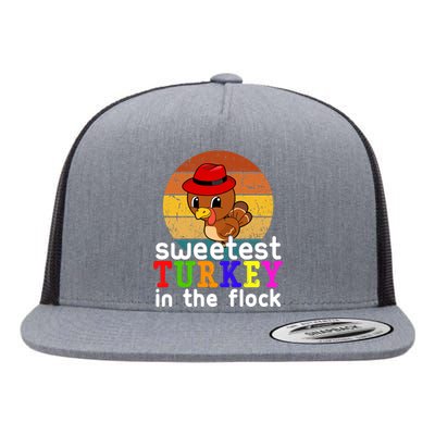 Sweetest Turkey In The Flock Flat Bill Trucker Hat