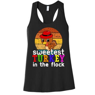 Sweetest Turkey In The Flock Women's Racerback Tank