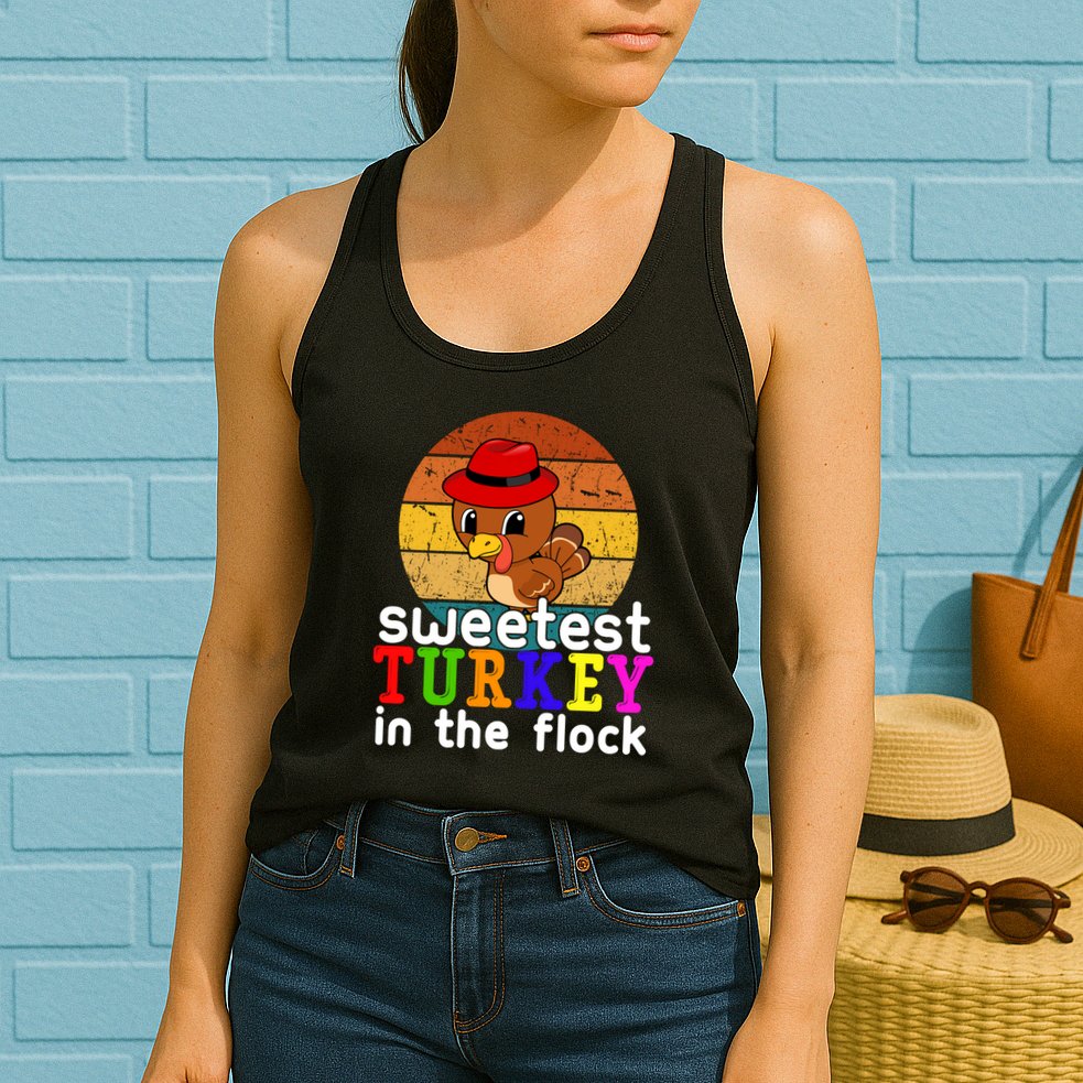 Sweetest Turkey In The Flock Womens Tank Top