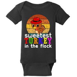 Sweetest Turkey In The Flock Baby Bodysuit