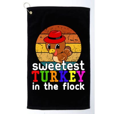 Sweetest Turkey In The Flock Golf Towel