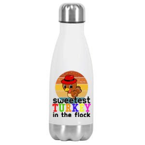 Sweetest Turkey In The Flock Stainless Steel Insulated Water Bottle