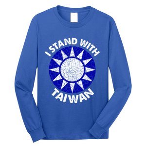 Support Taiwan I Stand With Taiwan Taiwanese Flag Gift Long Sleeve Shirt