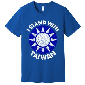 Support Taiwan I Stand With Taiwan Taiwanese Flag Gift Premium T-Shirt