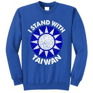 Support Taiwan I Stand With Taiwan Taiwanese Flag Gift Tall Sweatshirt