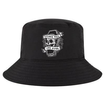 Sober Till It's Over AA NA Recovery Alcoholics Anonymous Cool Comfort Performance Bucket Hat