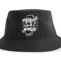 Sober Till It's Over AA NA Recovery Alcoholics Anonymous Sustainable Bucket Hat