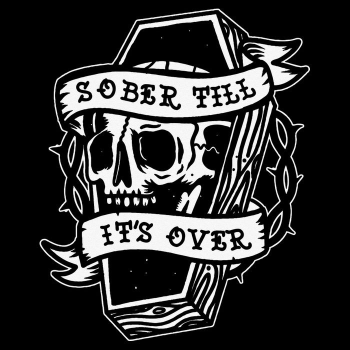 Sober Till It's Over AA NA Recovery Alcoholics Anonymous Sustainable Bucket Hat