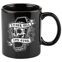 Sober Till It's Over AA NA Recovery Alcoholics Anonymous 11oz C Handle Ceramic Mug