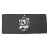 Sober Till It's Over AA NA Recovery Alcoholics Anonymous Large Microfiber Waffle Golf Towel