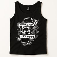Sober Till It's Over AA NA Recovery Alcoholics Anonymous Tank Top