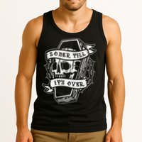 Sober Till It's Over AA NA Recovery Alcoholics Anonymous Tank Top