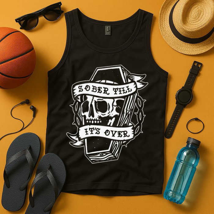 Sober Till It's Over AA NA Recovery Alcoholics Anonymous Tank Top