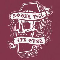 Sober Till It's Over AA NA Recovery Alcoholics Anonymous 16oz Travel Tumbler