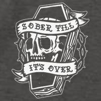 Sober Till It's Over AA NA Recovery Alcoholics Anonymous Vector Backpack