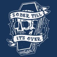 Sober Till It's Over AA NA Recovery Alcoholics Anonymous Infant Baby Jersey Bodysuit