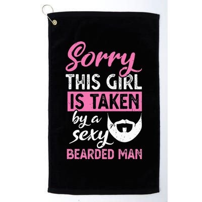 Sorry this is taken by a sexy bearded man Golf Towel
