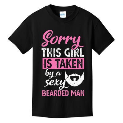 Sorry this is taken by a sexy bearded man Kids T-Shirt