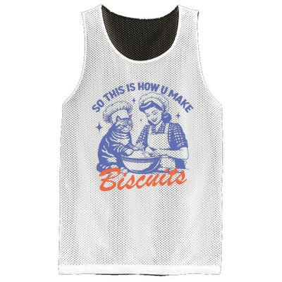 So This Is How You Make Biscuits Mesh Reversible Basketball Jersey Tank