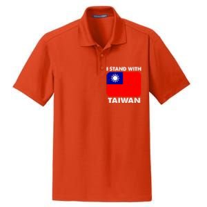 Support Taiwan I Stand With Taiwan Taiwanese Flag Gift Dry Zone Grid Polo