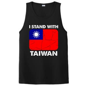 Support Taiwan I Stand With Taiwan Taiwanese Flag Gift PosiCharge Competitor Tank