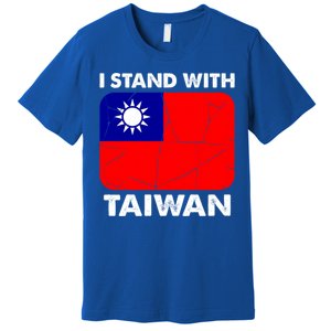 Support Taiwan I Stand With Taiwan Taiwanese Flag Gift Premium T-Shirt