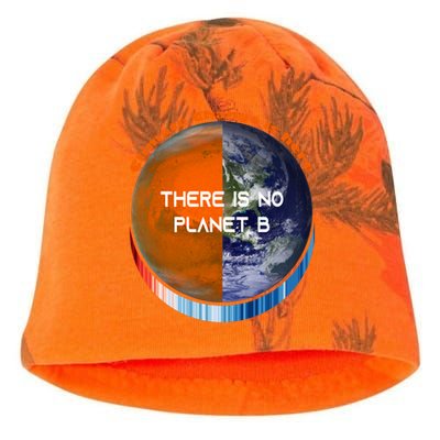 Showyourstripes – There Is No Planet B Climate Change Gift Kati - Camo Knit Beanie