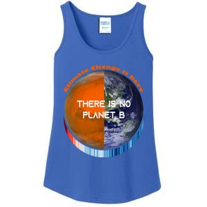 Showyourstripes – There Is No Planet B Climate Change Gift Ladies Essential Tank