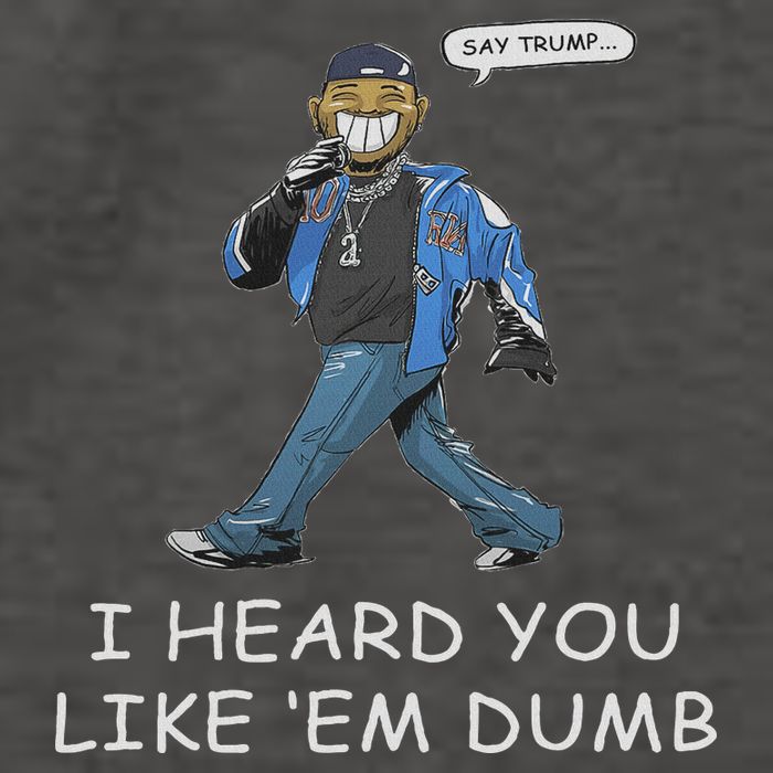 Say Trump I Heard You Like Em Dumb Funny Vector Backpack