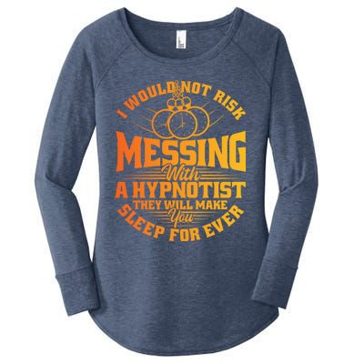 Sprial Tunnel Illusion Appreciation Hypnotist Hypnosis Lover Women's Perfect Tri Tunic Long Sleeve Shirt