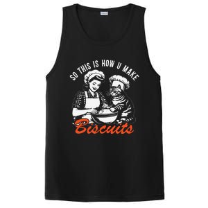 So This Is How You Make Biscuits Funny Meme Cat Baking Retro PosiCharge Competitor Tank