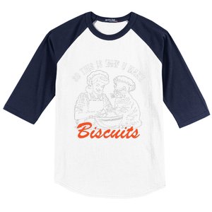 So This Is How You Make Biscuits Funny Meme Cat Baking Retro Baseball Sleeve Shirt