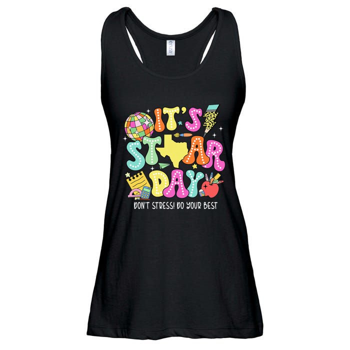 State Testing Its Staar Day Dont Stress Do Your Best Ladies Essential Flowy Tank