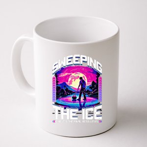 Sweeping The Ice Like It’S The Final Boss Level Curling Cute Gift Coffee Mug