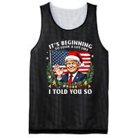 Santa Trump ItS Beginning To Look A Lot Like I Told You So Mesh Reversible Basketball Jersey Tank