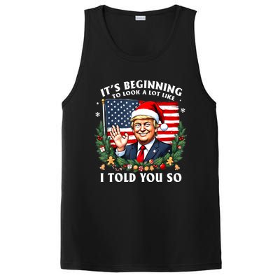 Santa Trump ItS Beginning To Look A Lot Like I Told You So PosiCharge Competitor Tank