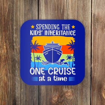 Spending The  Inheritance One Cruise At A Time Meaningful Gift Coaster