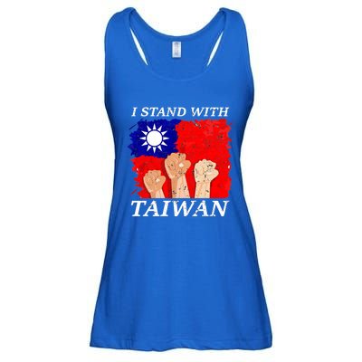 Support Taiwan I Stand With Taiwan Taiwanese Flag Gift Ladies Essential Flowy Tank