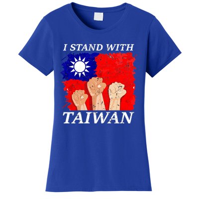 Support Taiwan I Stand With Taiwan Taiwanese Flag Gift Women's T-Shirt