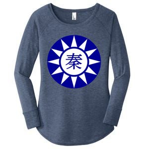 Support Taiwan I Stand With Taiwan Taiwanese Flag Gift Women's Perfect Tri Tunic Long Sleeve Shirt