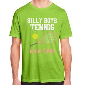 Silly Tennis Is Funny Player Cool Gift Adult ChromaSoft Performance T-Shirt